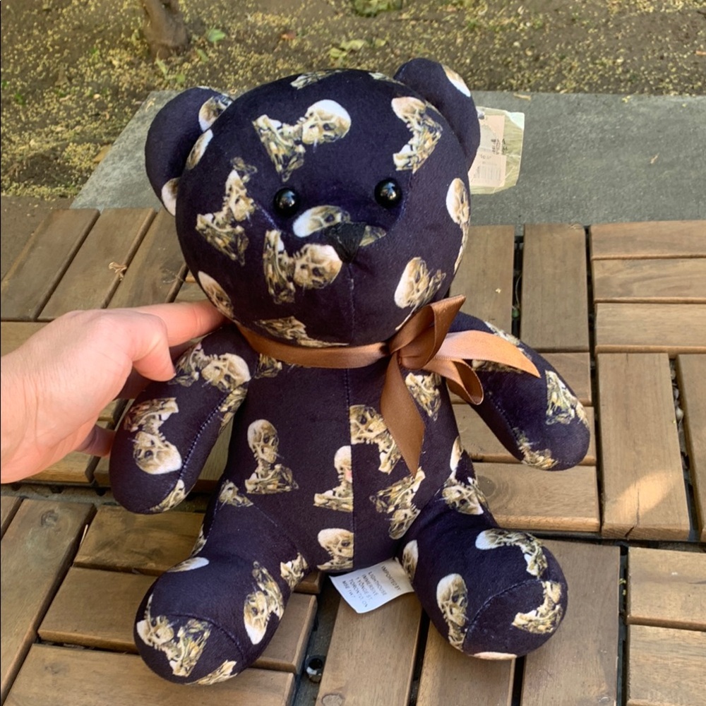 Immersive Van Gogh Exhibit Bear With Smoking Skeleton Print